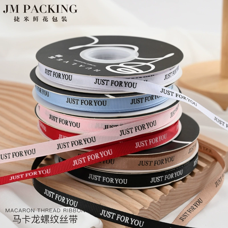 Упаковочные материалы для цветов Jimei, флористические подарки, букеты, DIY банты, нити для буквенной вышивки, лента для горячего тиснения.