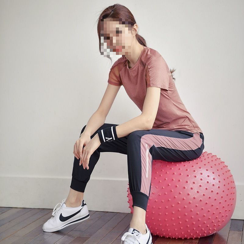 M9C plus size Spring and Summer New Yoga Clothes Sports suit Women's Morning Running Clothes Loose Show