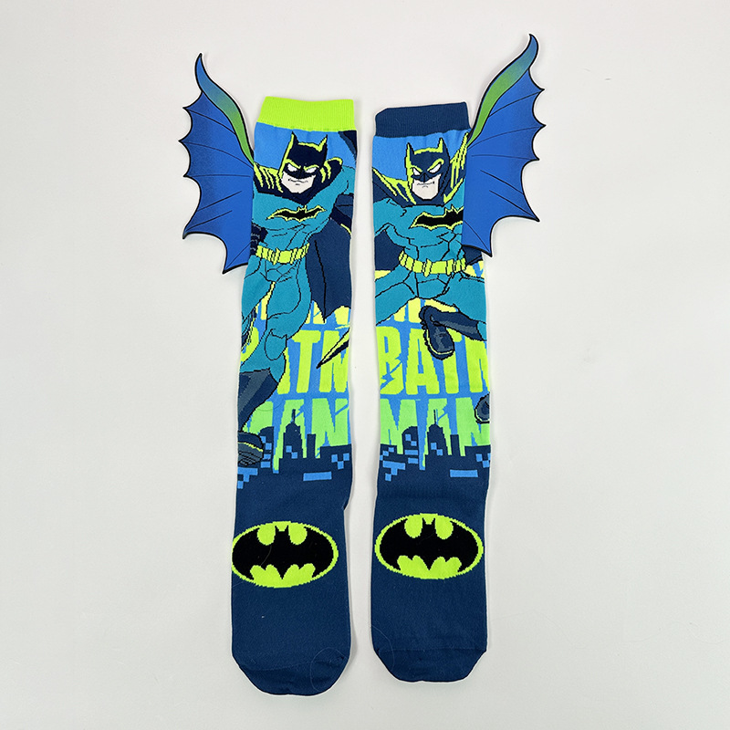 Cross-Border Popular Batman Cartoon Accessories Socks Personalized Over-The-Knee Mickey Mouse Accessories Socks Cartoon Stockings Wholesale