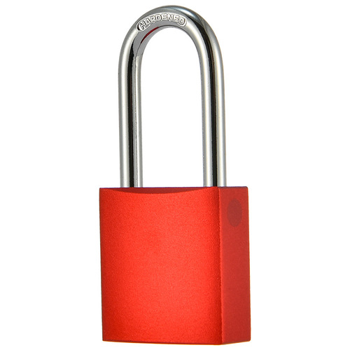 Aluminum padlock prison security lock waterproof and rust-proof aluminum alloy safety lock self-elastic lock beam color aluminum padlock