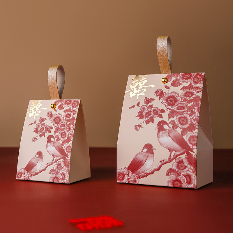 "beige color with ""double happiness"" on the eyebrows"