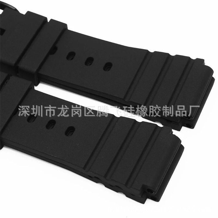 Adecuado para Lumenoxi Luminoox Correa convexa al por mayor reloj cadena al aire libre buceo correa de silicona 21mm