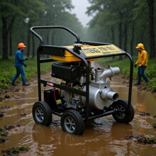 伊藤动力YT40DPE-2防汛应急柴油机抽水泵YT30DPE-2移动式消防水泵