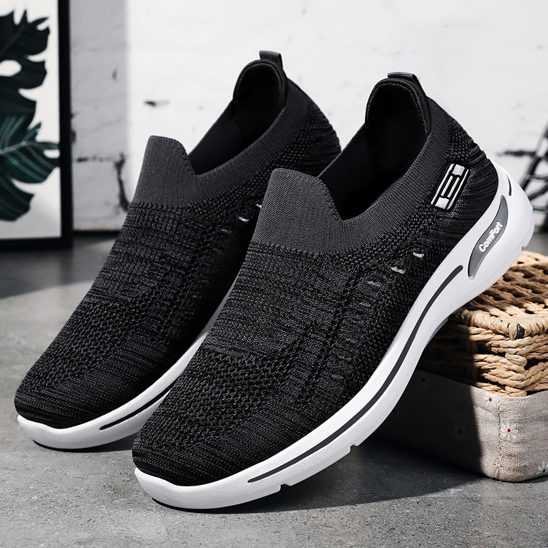 Zapatos para Hombre, Primavera 2026, Nuevo Estilo, Zapatos Casuales para Hombre, Zapatos Deportivos Transpirables con Tejido Fly-Knit, Zapatos Deportivos para Pareja