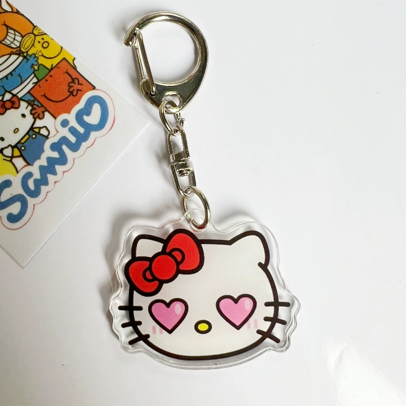 Acrylic Keychain Pendant, Cute Character Design, Lightweight 25 g, Backpack Accessory