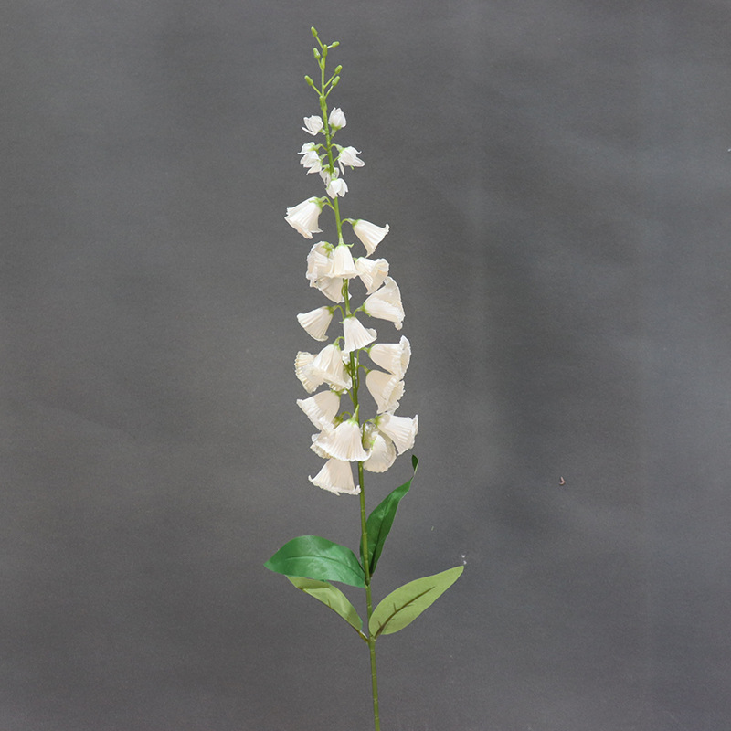 Lirio de los valles flor artificial francés alta rama carillones de viento rosa roja salón de bodas boda decoración interior camino plomo arreglo floral Accesorios