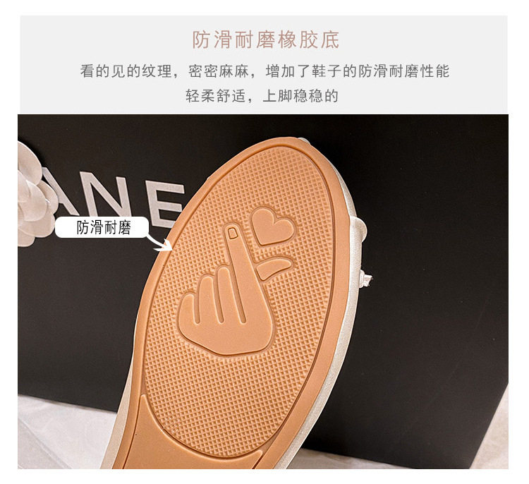 Giày búp bê nữ Mary Jane mũi tròn đế bằng, gót thấp 1–3 cm — Lụa thật màu hồng, Lụa thật màu trắng, Màu xanh lam lụa thật chi tiết 12