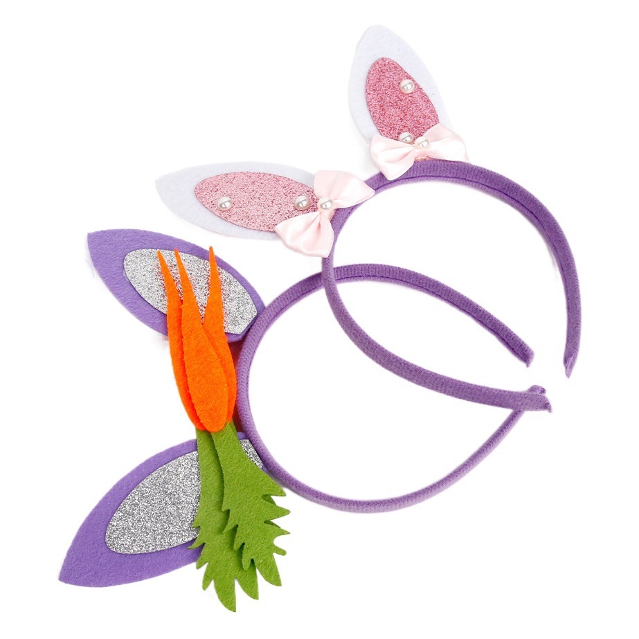 Amazon nuevo Pascua diadema cabeza hebilla conejo pollo diadema accesorios para el cabello Pascua tema decoración del partido