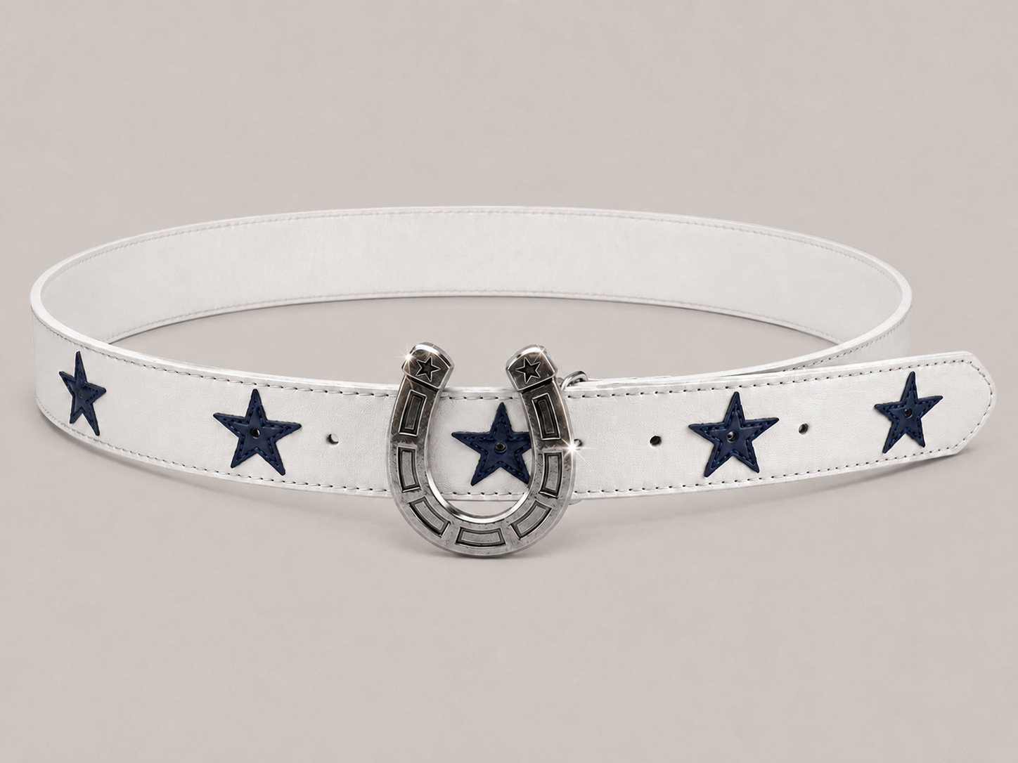 Silver buckle / 110cm