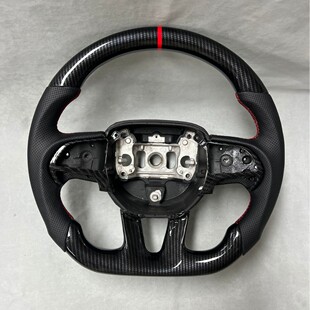 Applicable Dodge Challenger modified steering wheel full leather replacement upgrade modified transfer texture steering driving accessories