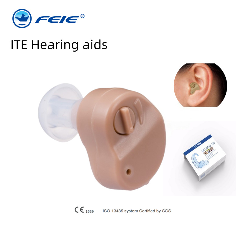 飞鹅批发外贸款耳道式助听器声音放大器迷你耳聋隐形HEARING AID