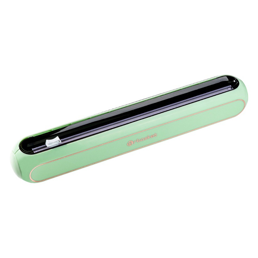 Adsorbable suction cup cling film cutter magnetic suction refrigerator tin foil divider sliding knife kitchen cutting box