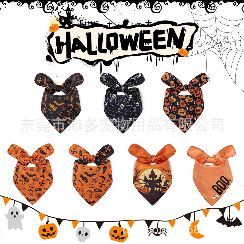 Pet шарф на заказ 20,23 million Святой Фестиваль трансграничные горячие продажи Собака Рот полотенце домашнее животное нагрудник украшения завод прямой