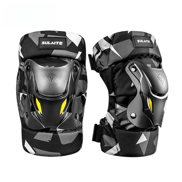 Sulaite Motorcycle Summer Cycling Knee Pads for Men and Women, Elbow Pads, Electric Motorcycle Breathable Cycling Equipment Protective Gear