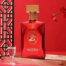 五粮玉酒中国红玫瑰金50度520ml*6瓶浓香型白酒整箱批发一件代发