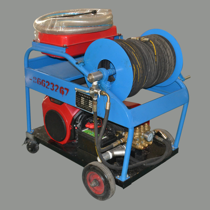 汽油驱动工业管道疏通清洗设备小区物业PVC下水道清洗机