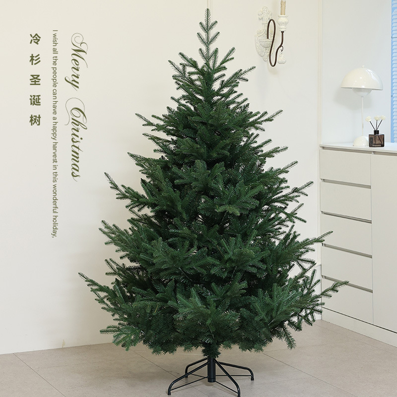 Abeto árbol de navidad decoración de navidad simulación de cifrado luminoso árbol de navidad PVC gran decoración de árbol de navidad
