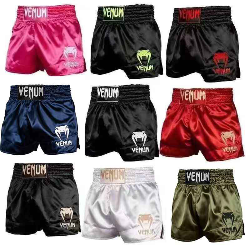 VENUM 毒液泰拳短裤搏击动裤拳击散打格斗裤训练业男女比赛裤迷彩