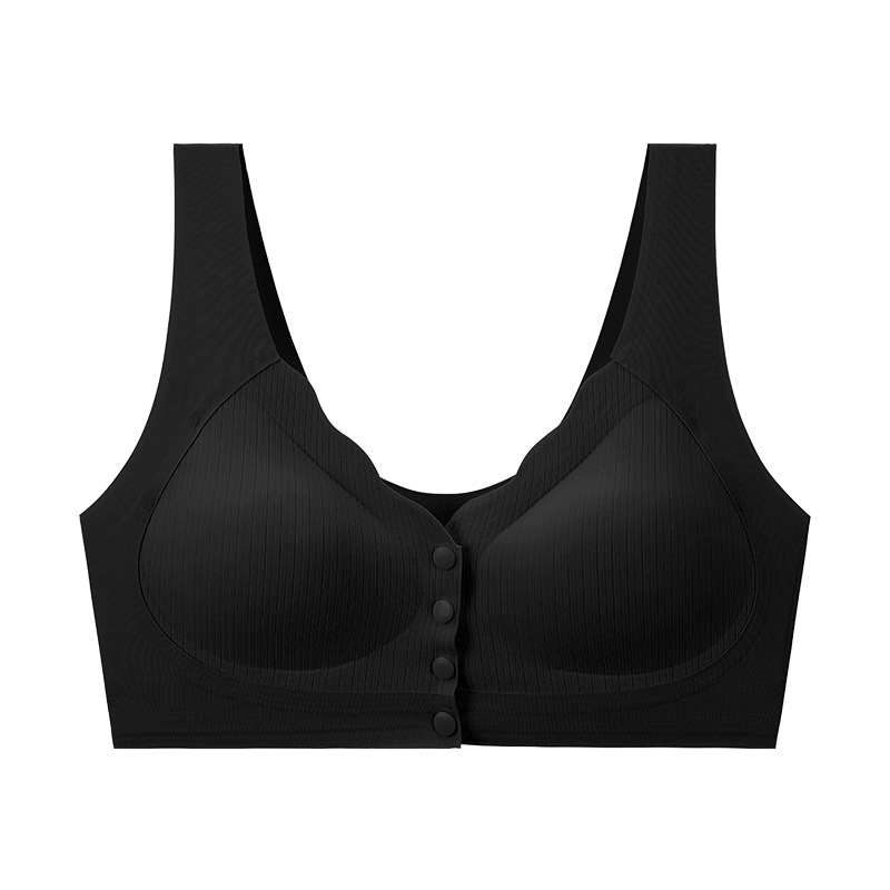 Ropa interior de lactancia Sujetador de maternidad durante el embarazo Chaleco de mujer durante el embarazo Sujetador de leche materna Pu con hebilla delantera Estilo fino de verano