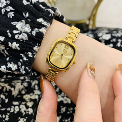 TT Millysa New Small Dial Bracelet Watch Exquisite High-End Simple Full Steel Strap Light Luxury Retro Women's Watch