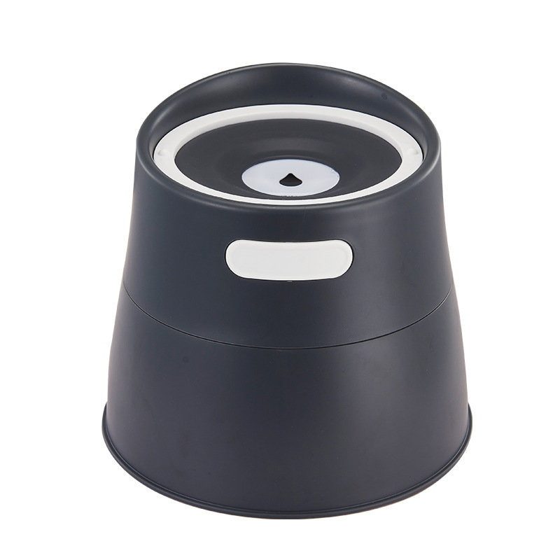 Nueva mascota doble capa tazón perro tazón gato tazón boca plana alto pie Pet Bowl protector cervical columna perro gato tazón de comida al por mayor