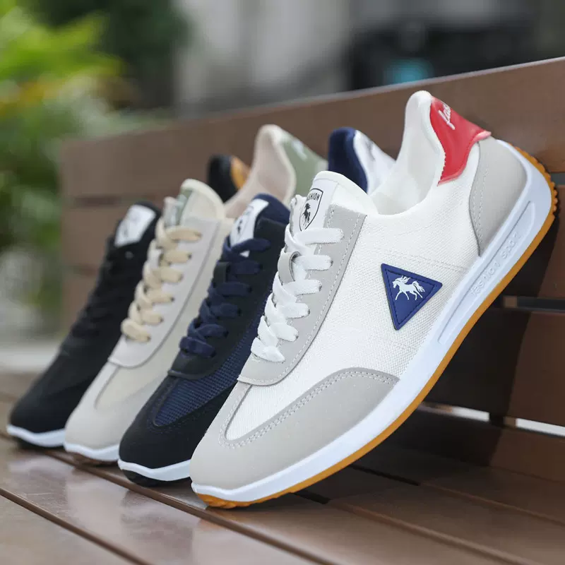 春秋男士单鞋运动鞋舒适软底鞋子男鞋一脚蹬男士运动鞋潮流休闲鞋