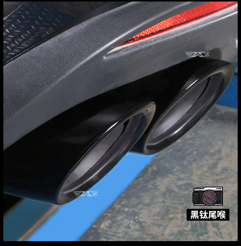 Suitable for Volkswagen Tiguan L Touang X Touareg Exhaust Pipe Modification Sound Wave Mid-tail Valve Explodes Street Running Sound