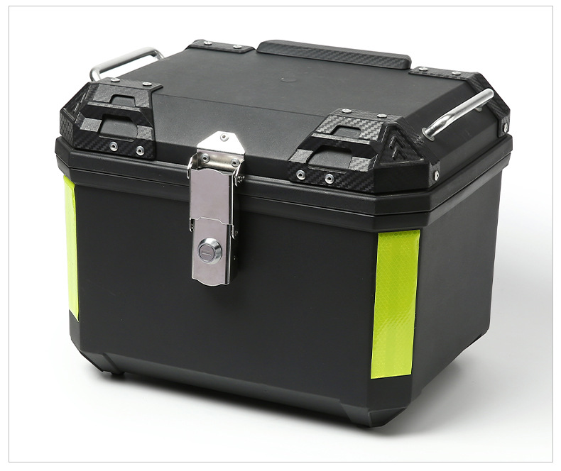 Cross-Border First-Generation 36-Liter Aluminum Handlebar Motorcycle Tail Box Waterproof Universal Electric Vehicle Trunk Waterproof Storage Box