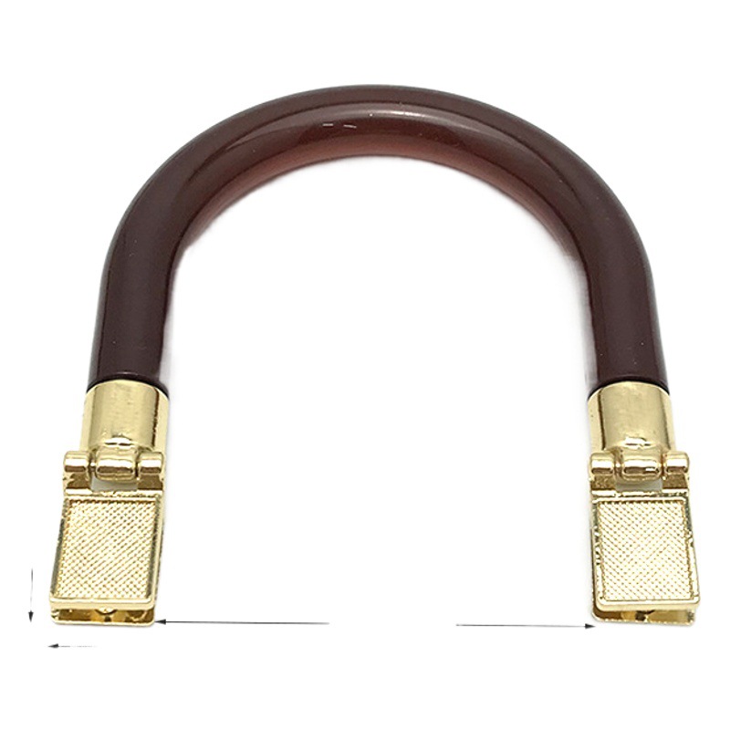 Factory direct supply luggage hardware mini handle metal zinc alloy resin hand handle