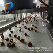 400型冻干山楂裹糖机器 产量大省人工浸糖机 秋葵裹脆糖专用设备