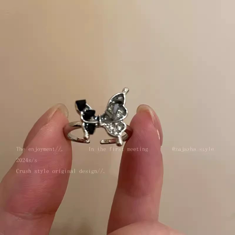 Сложное регулируемое кольцо, на указательный палец, стиль легкой роскоши, тренд сезона