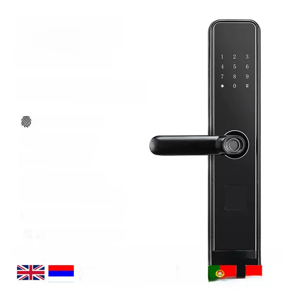 Cross-border multi-country Portuguese Russian smart lock smart lock password door lock entry password lock fingerprint lock wholesale