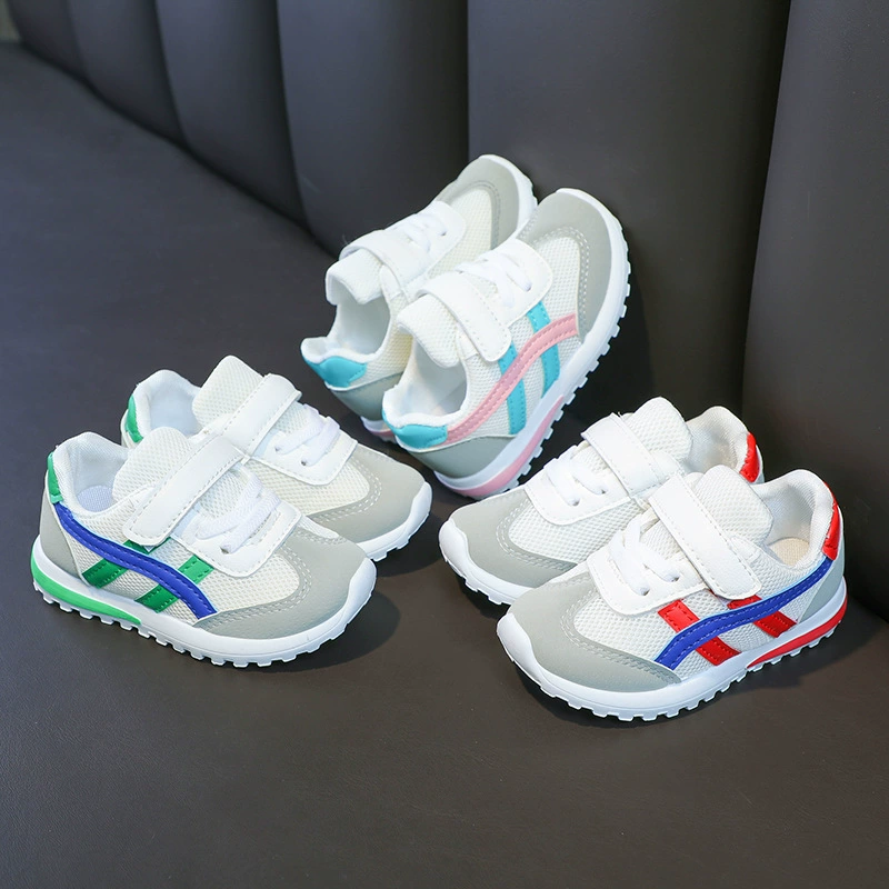 Весенне-осенняя дышащая детская обувь с сеткой, обувь для мальчиков и девочек, спортивная обувь, кроссовки, повседневная обувь с сеткой, детская одинарная дышащая сетка