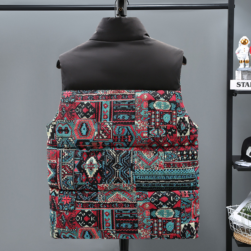 Ανδρικά Ρούχα Μοντέρνο φθινόπωρο και χειμώνα μεταξωτό βαμβακερό γιλέκο για άνδρες Κορεάτικο στυλ με λεπτό γιακά σε προσφορά, βαμβακερό γιλέκο, γιλέκο για άνδρες_voghion.com