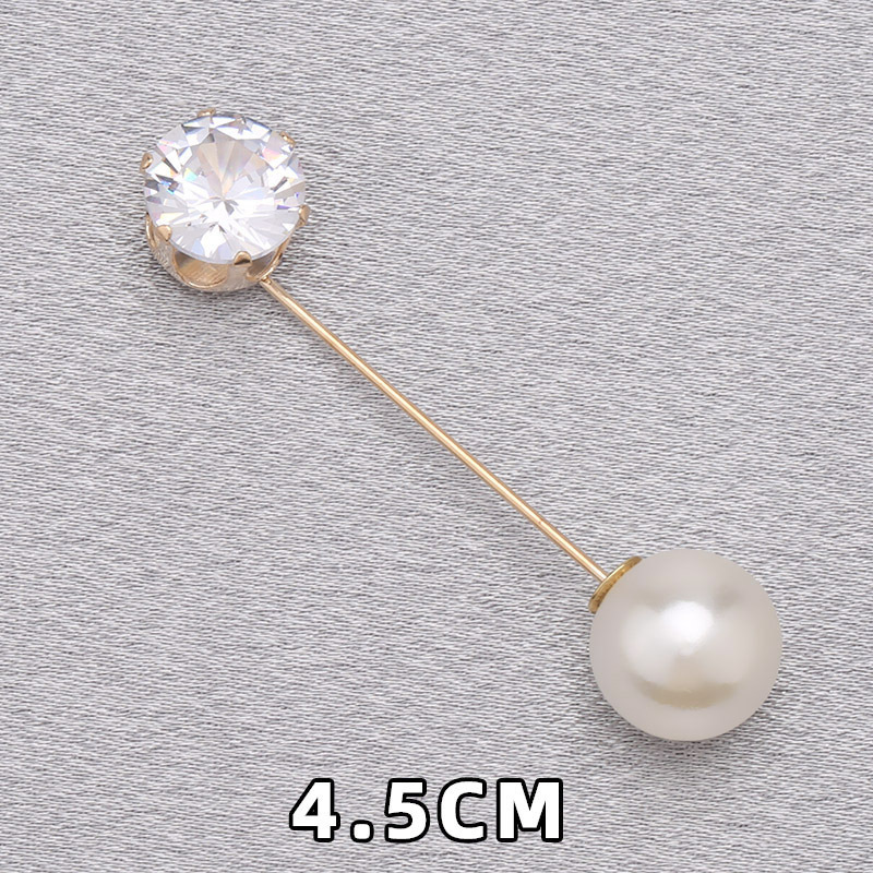 Camisas de perlas, broches de collar, suéter, vestido, cintura fija, broches decorativos simples