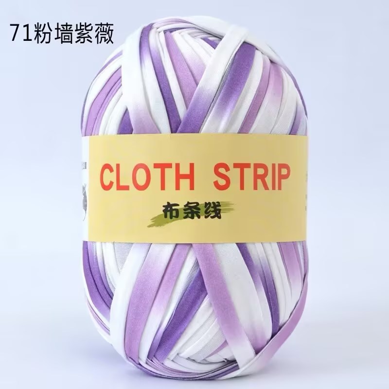 Gran gancho de línea de tela muñeca zapatillas de almacenamiento cesto cojín manta ganchillo DIY material casero tela gruesa trenzado