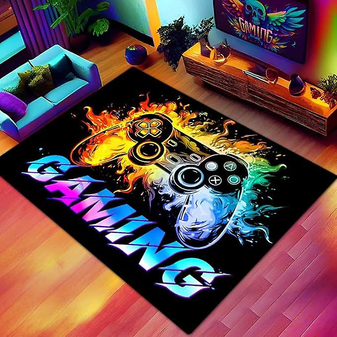 Transfronterizo Amazon 3D máquina de juego de colores alfombra e-sports SALA DE VIDEOJUEGOS manejar alfombra completa en stock al por mayor