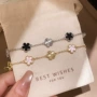 气质小众韩版贝母手链