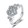 Design wedding ring heart shaped, fashionable jewelry