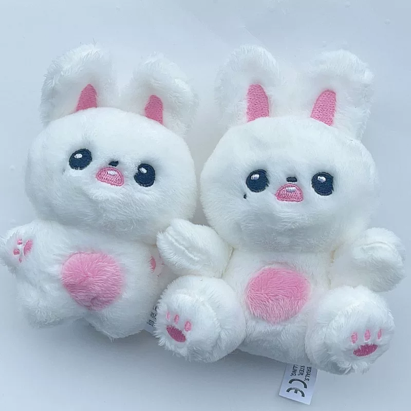 Кроличья фигурка WONYOUNG Zhang Yuanying BunnyNYONG, сидящий, чтобы помочь вам выиграть станцию, выиграть брелок-домик-кукла