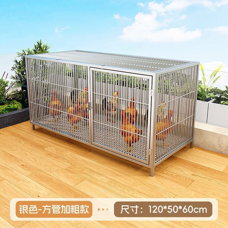 鶏小屋肥厚家庭用屋外大型防ねずみ折りたたみ鶏小屋家禽暗号化された防ねずみ特大飼育ケージ|undefined