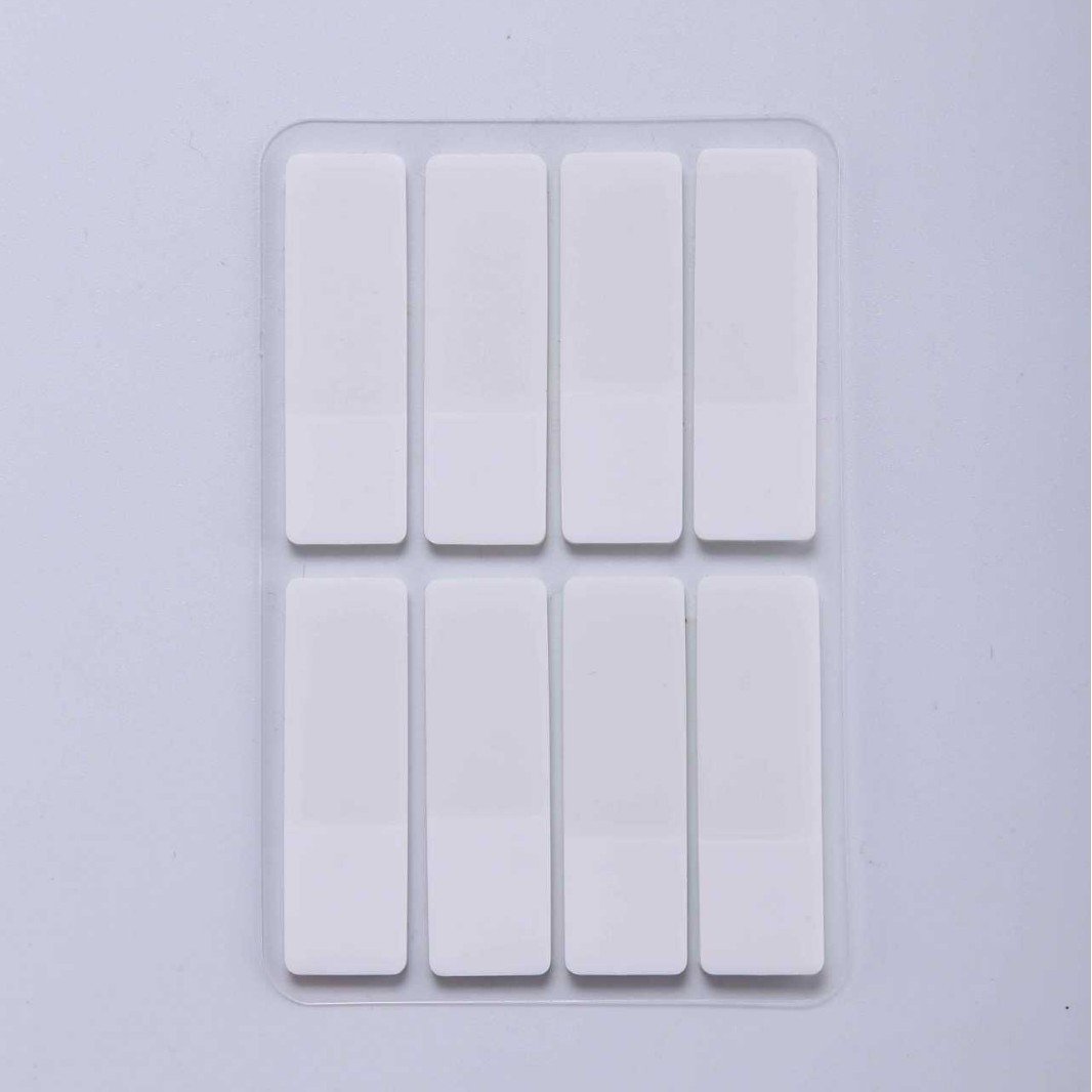 Indicador blanco pegatinas de notas N pegatinas BOPPP tinta absorbente de alta viscosidad de secado rápido de doble cara escribible post-it notes de oficina