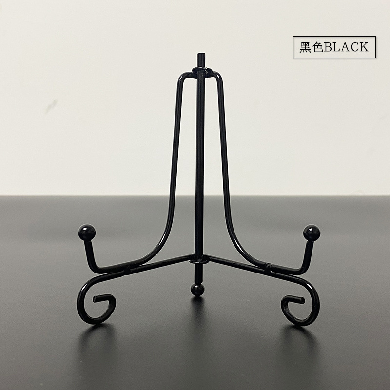 삼각 접이식 스탠드 블랙