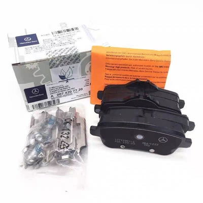 Suitable for Mercedes-Benz Glac200L C180 E260 E300 Glk400S350 Front and Rear Original Ceramic Brake Pads (Tormoz supportları) - grade-a-a-pair-of-front-wheels-with-4-pieces-leave-a-message-with-the-frame-number