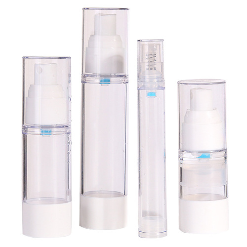 Transparent Vacuum Bottle Travel Portable Cosmetics Dispensing Bottle Perfume Lotion Bottle Press Bottle Portable Small Spray Bottle