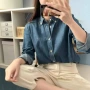 男女同款polo刺绣衬衫