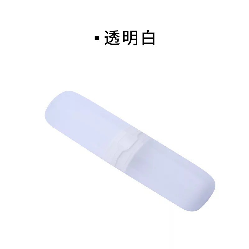 Vaso para enjuague bucal de viaje, cepillo de dientes portátil y soporte para cepillo de dientes, caja de almacenamiento transparente para artículos de tocador, práctico para viajes y salidas, a prueba de polvo