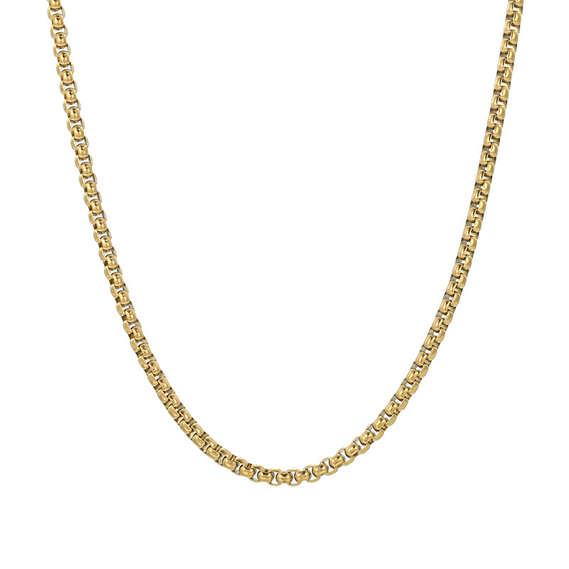 Joyería Xuping, Moda Japonesa y Coreana, Estilo Europeo y Americano Simple, Color Oro 14k, Collar Personalizado para Hombre, Cadena para Mujer, Venta al por Mayor