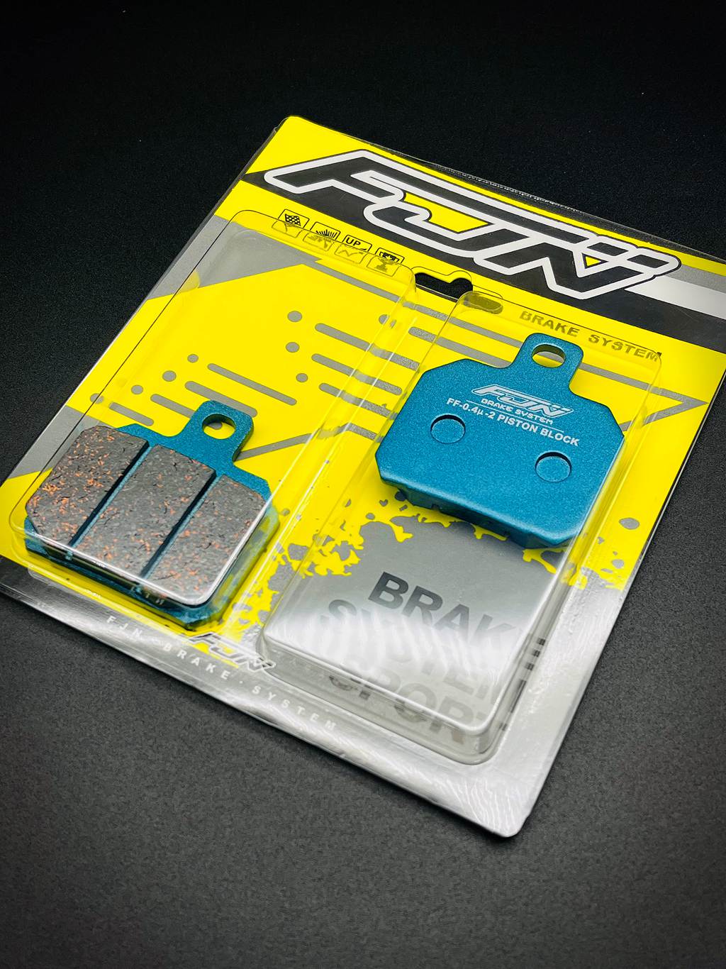 FJN metal semi-ceramic small crab brake pads 9GA FR6 GP4 for modification of four-piston radial calipers