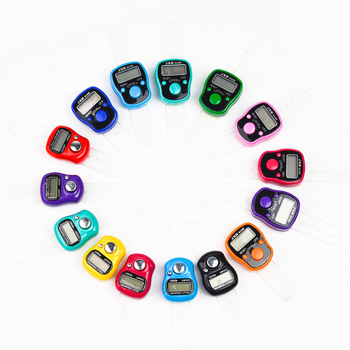 LED night light with time finger counter student electronic timer watch function LED counter